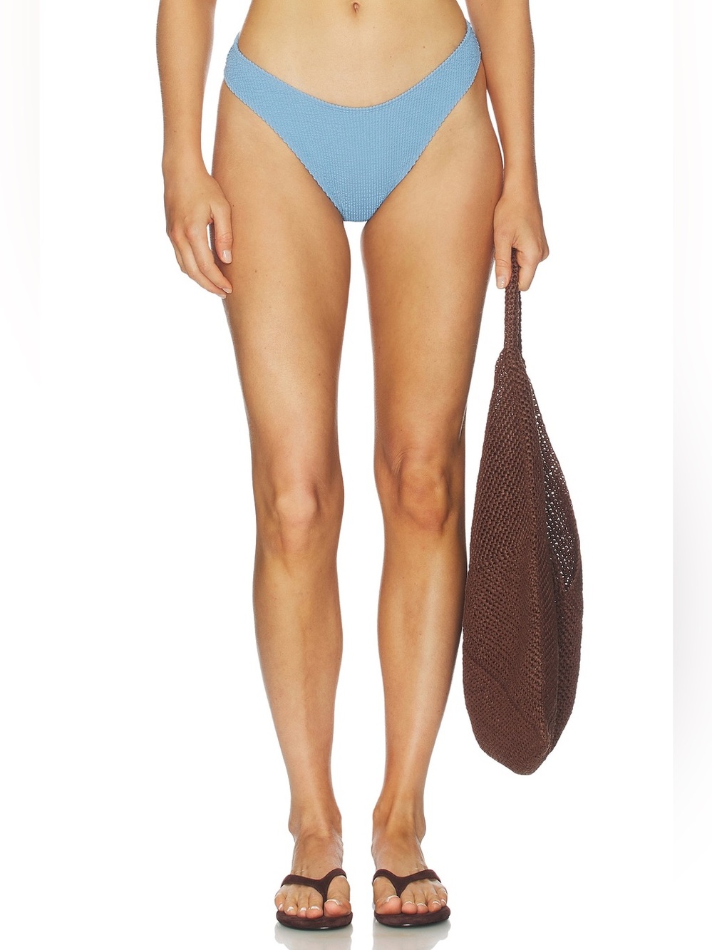 Show Me Your Mumu Maritime Bottom Size Small S tranquil blue scrunch swim bikini